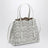 Mina 25 bag in white Vienne wavy calfskin leather