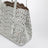 Mina 25 bag in white Vienne wavy calfskin leather