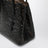 Mina 25 black wavy Vienne calfskin leather bag