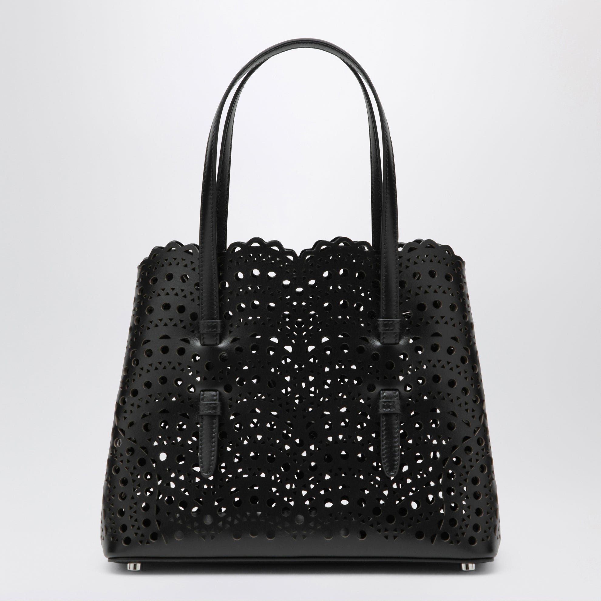 Sac Mina 25 en cuir de veau Vienne noir