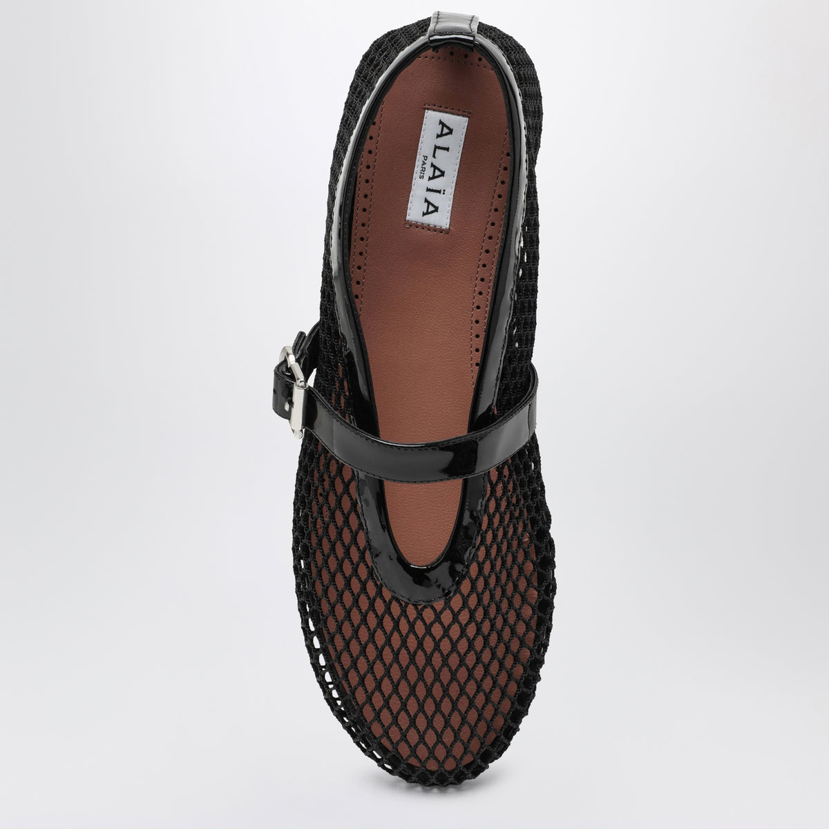 Black net ballerina