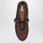 Flache Ballerinas aus laminiertem Mesh Bronze