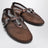 Flache Ballerinas aus laminiertem Mesh Bronze
