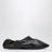 Soft slippers in black leather