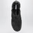 Soft slippers in black leather