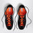 Ballerine stringate pieghevoli in nylon e suede nere