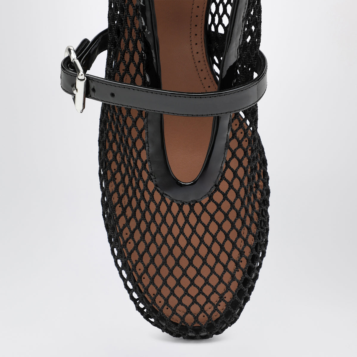 Escarpins Mary Jane 55 noirs en mesh
