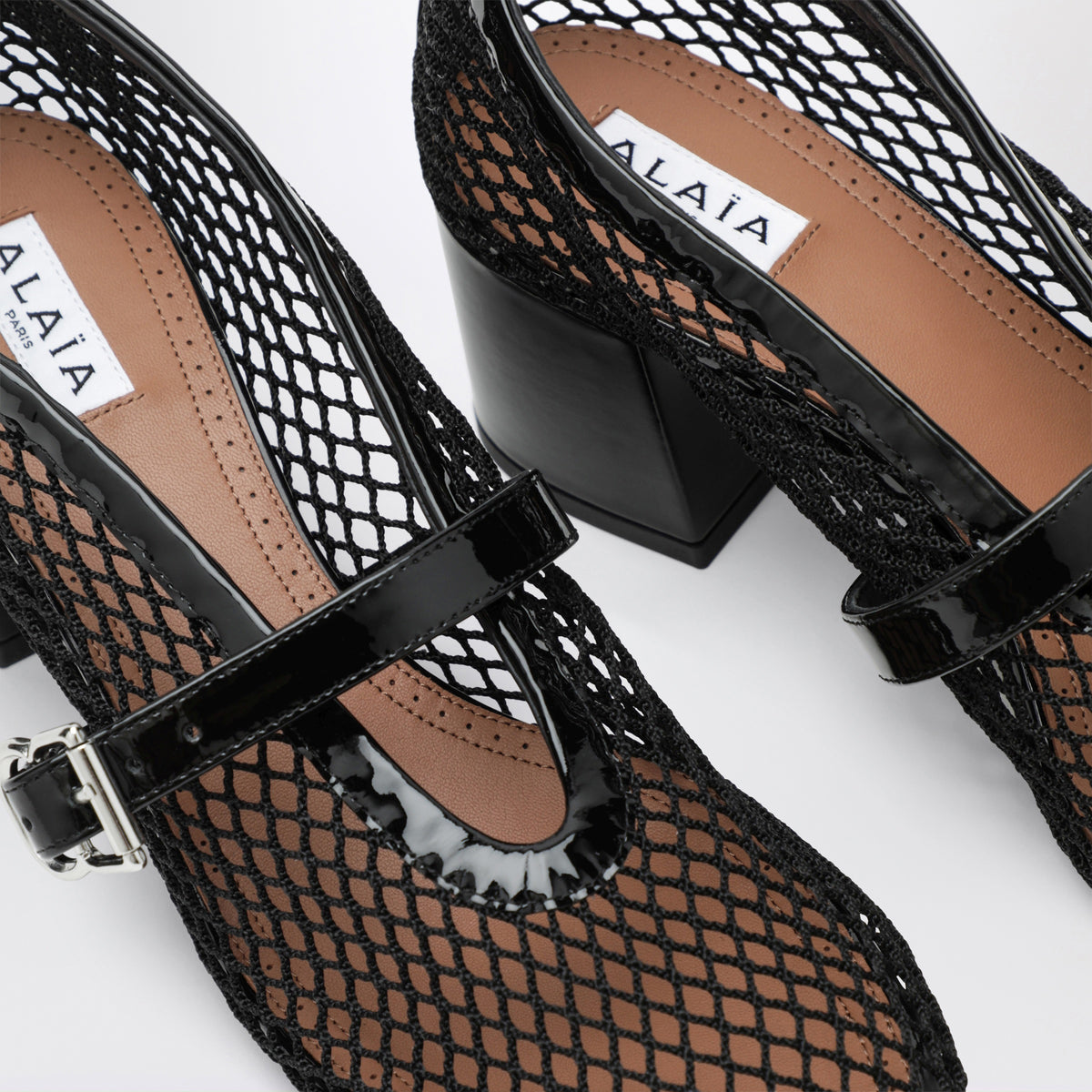 Escarpins Mary Jane 55 noirs en mesh