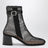 55 Stiefel aus Mesh in Schwarz