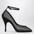 Schwarze Pumps aus transparentem Mesh