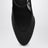 Black pumps in transparent mesh