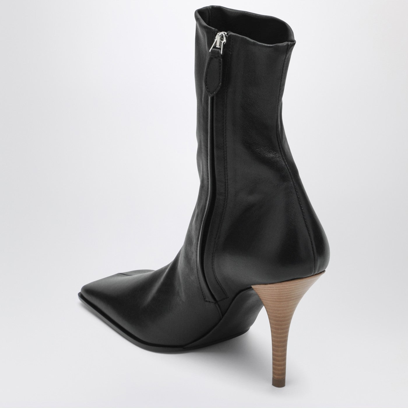 Bottines chaussettes Soft Square noires