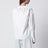 Blouse en popeline avec volants
