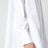 robe-chemise en popeline de coton blanc