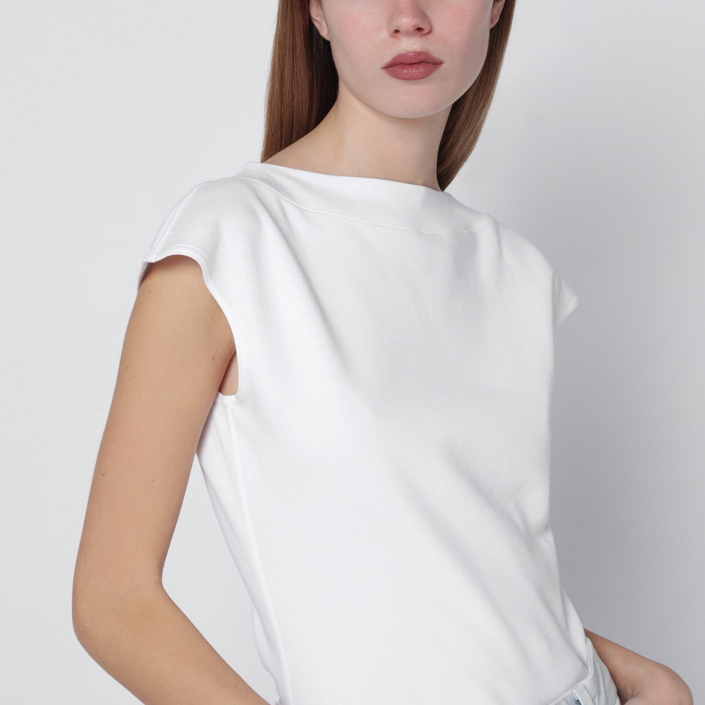 White cotton T-shirt