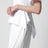 Panelled cotton T-shirt in white