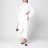 Gonna pantalone asimmetrica bianca