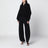 Pantalon ballon en coton noir