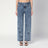 Jeans ritorti in denim stonewashed