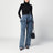 Jeans Peplum in denim stonewashed