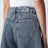 Jeans arrotondati in denim blu