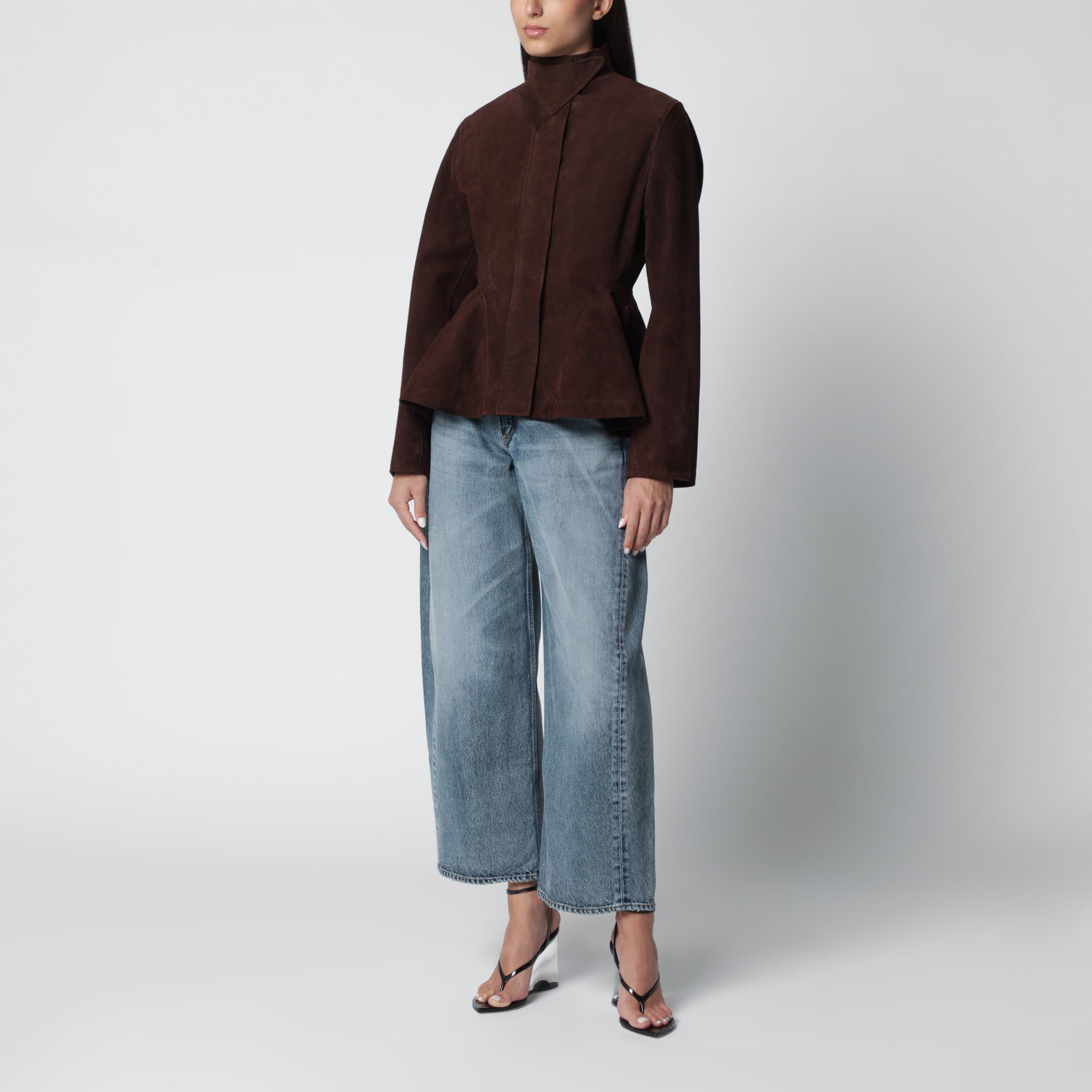 Hose Rodeo aus Denim in Vintage-Blau