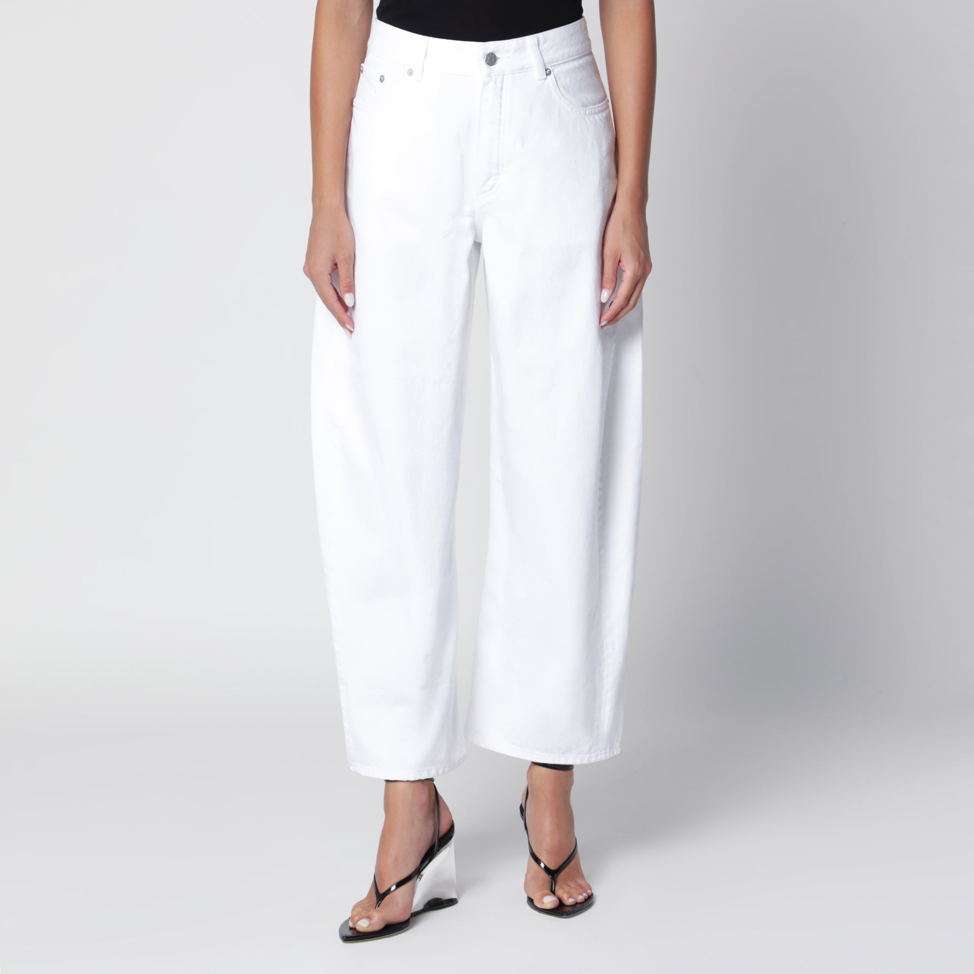 Pantalon Rodeo blanc en denim