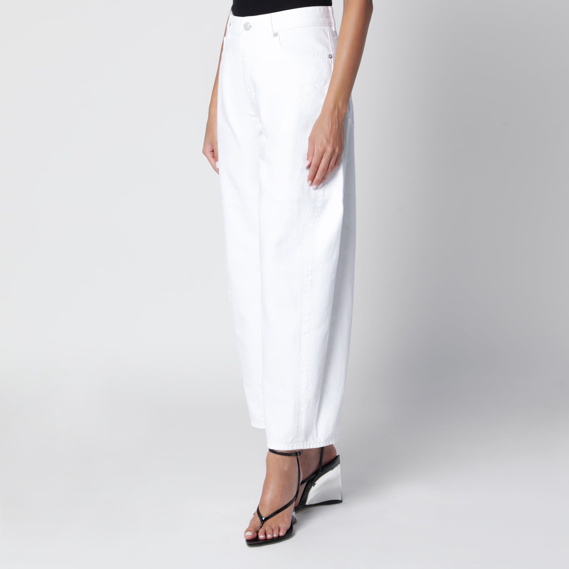 Pantalon Rodeo blanc en denim