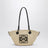 Small Anagram Basket Bag in Natural/Black
