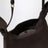 Borsa Scarf media marrone in pelle scamosciata