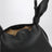 Mini Scarf bag in black smooth calfskin