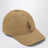 Cappello da baseball in cotone cerato beige