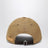 Cappello da baseball in cotone cerato beige