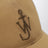 Cappello da baseball in cotone cerato beige