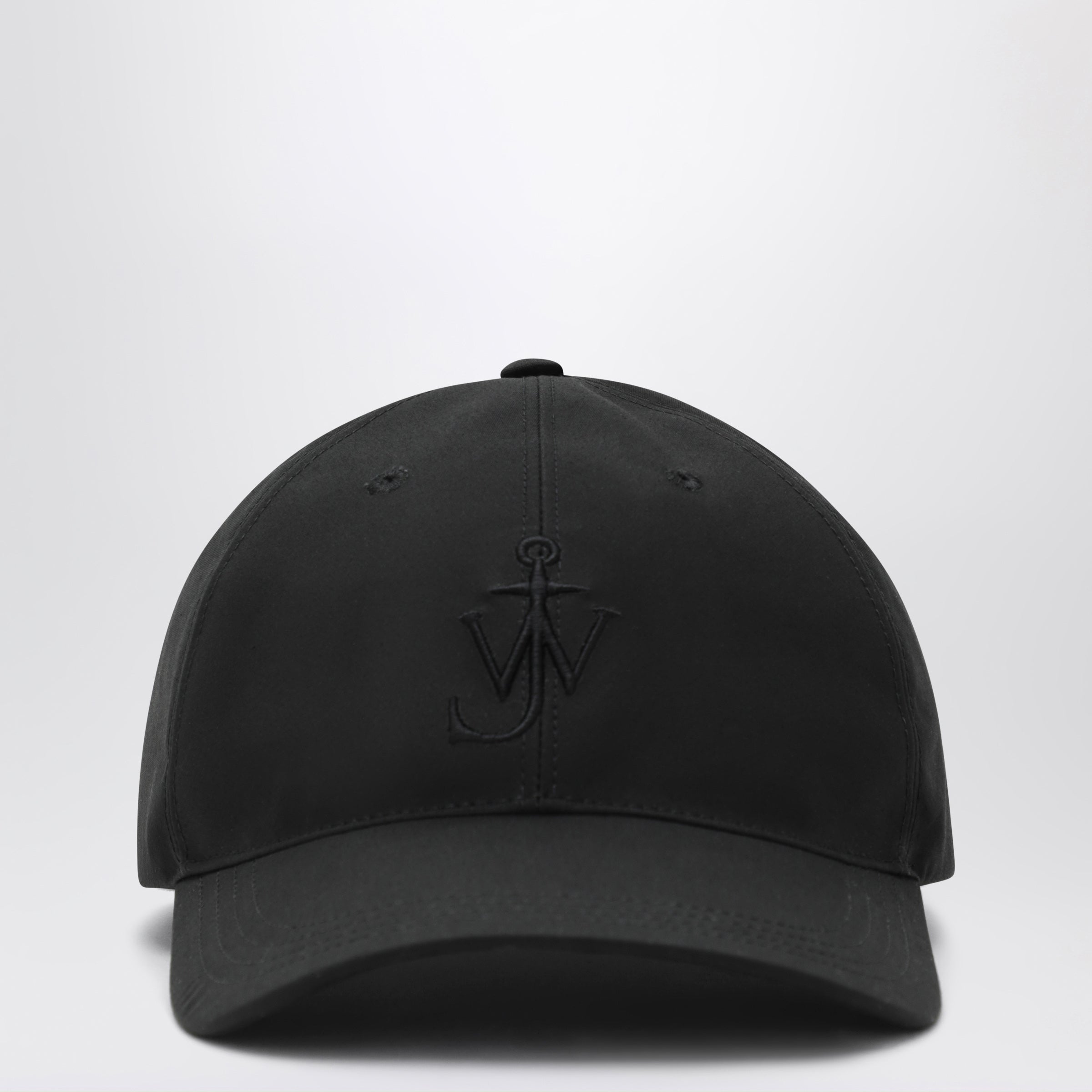 JW Anderson Black waxed cotton baseball cap | TheDoubleF