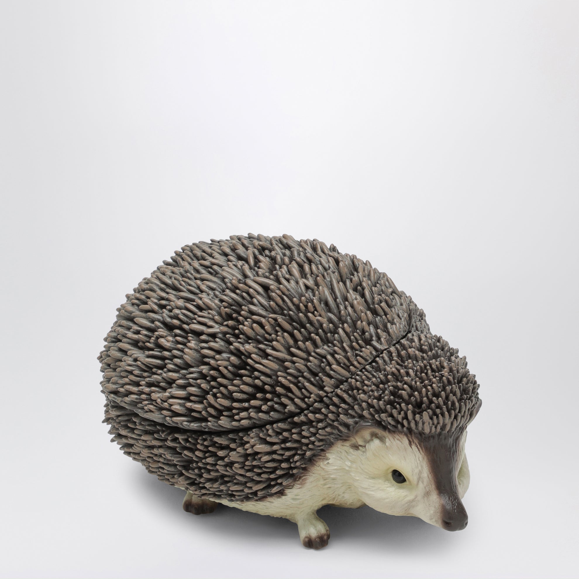 Clutch Hedgehog a forma di riccio marrone in resina