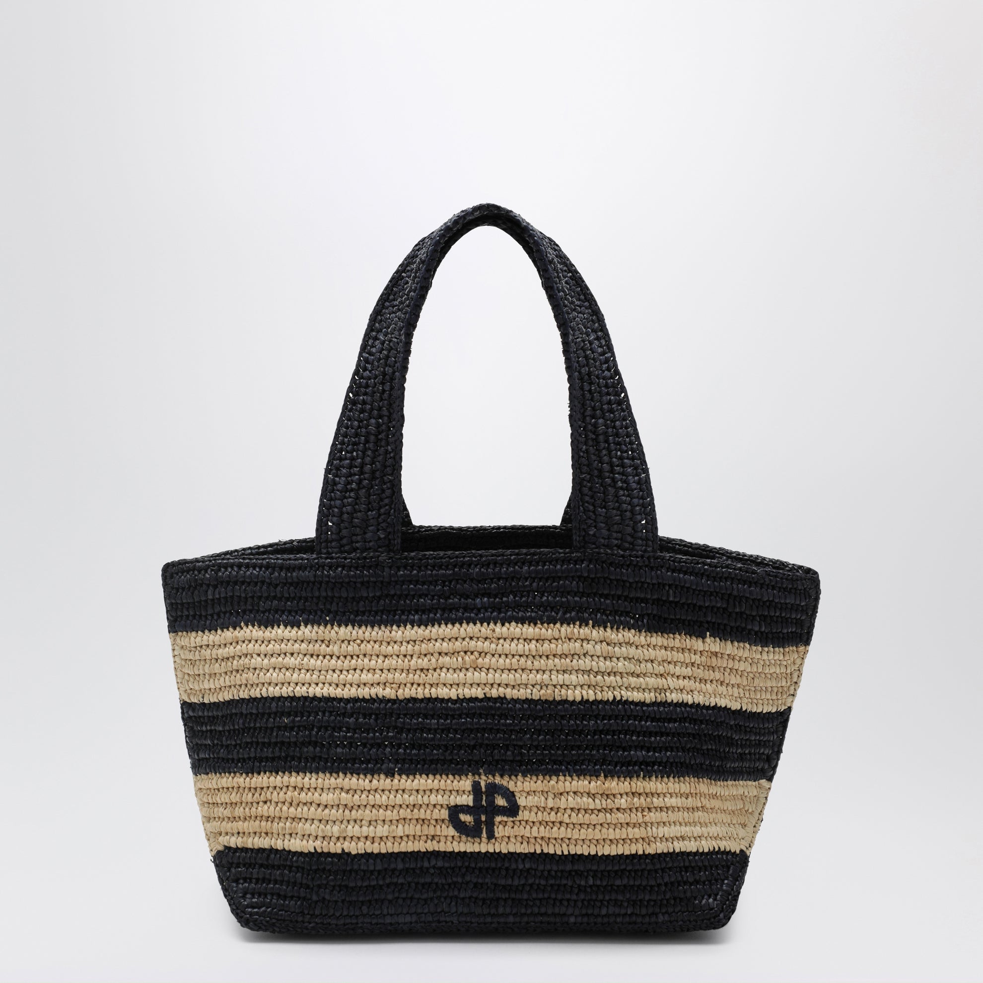 Borsa Shopping a Trapezio PM in rafia