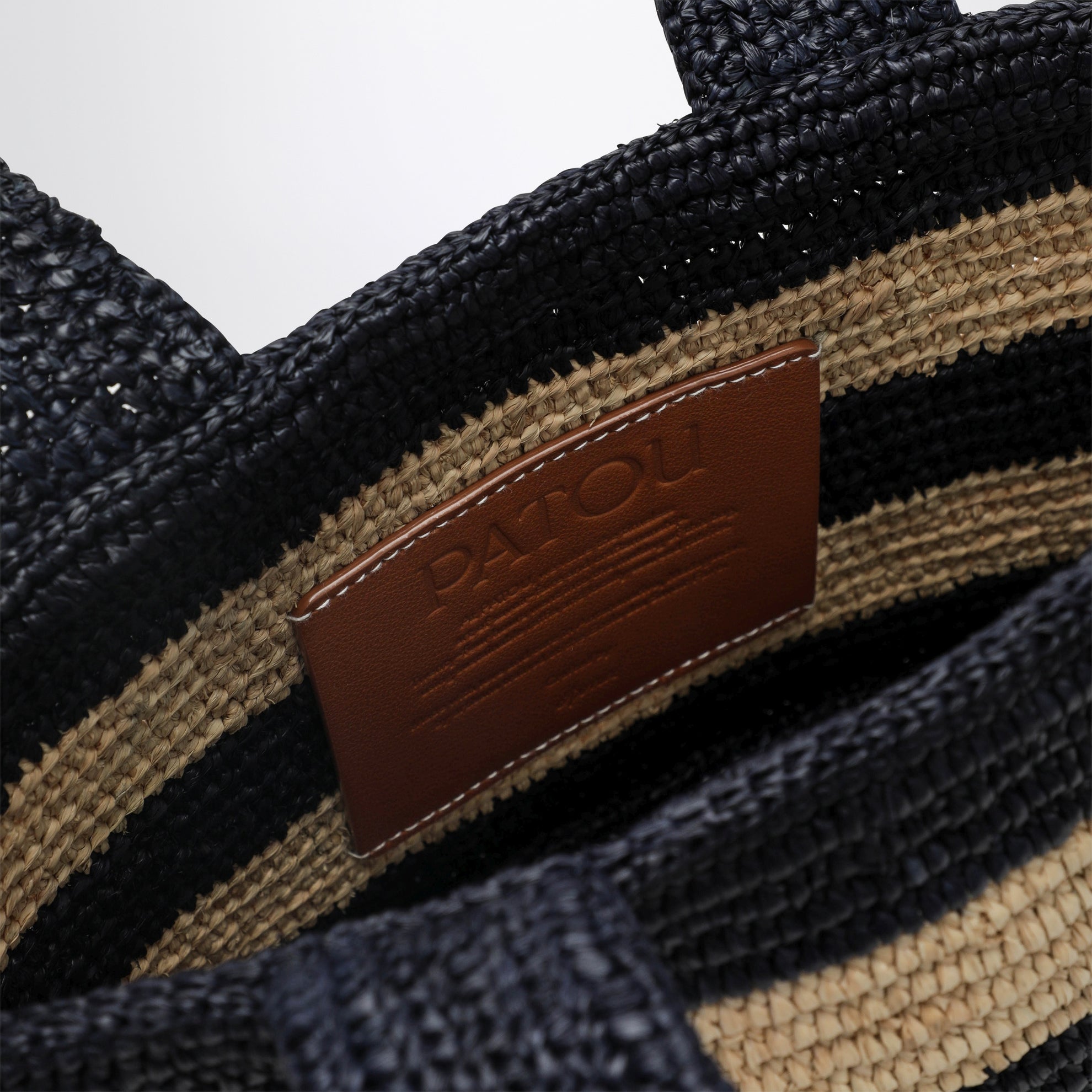 Borsa Shopping a Trapezio PM in rafia