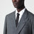 Grey double-breasted Prince of Wales check jacket