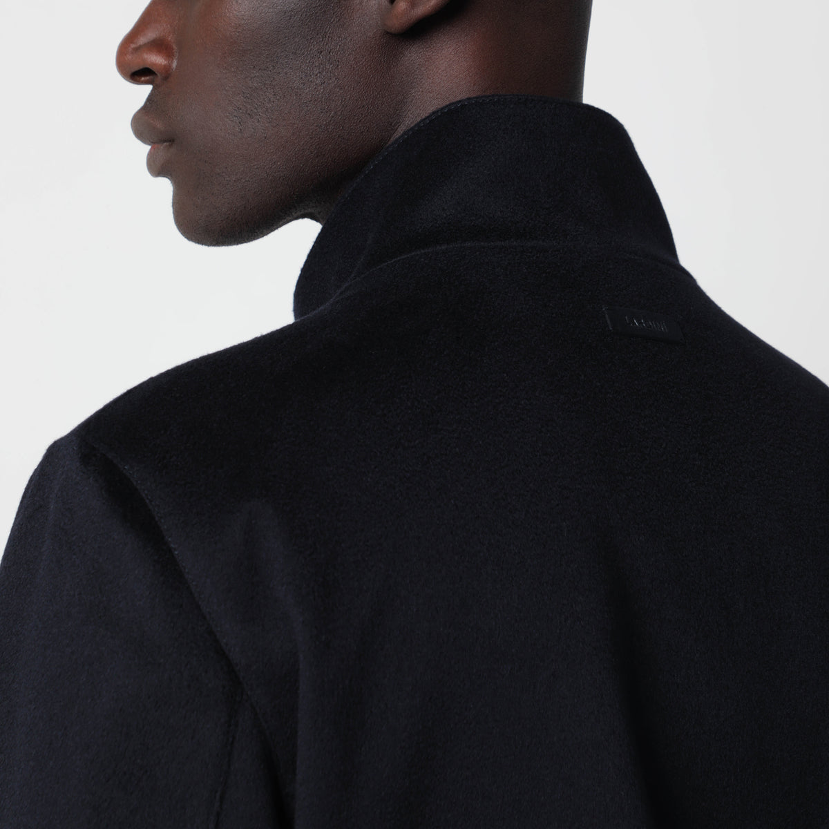 Giacca blu in cashmere
