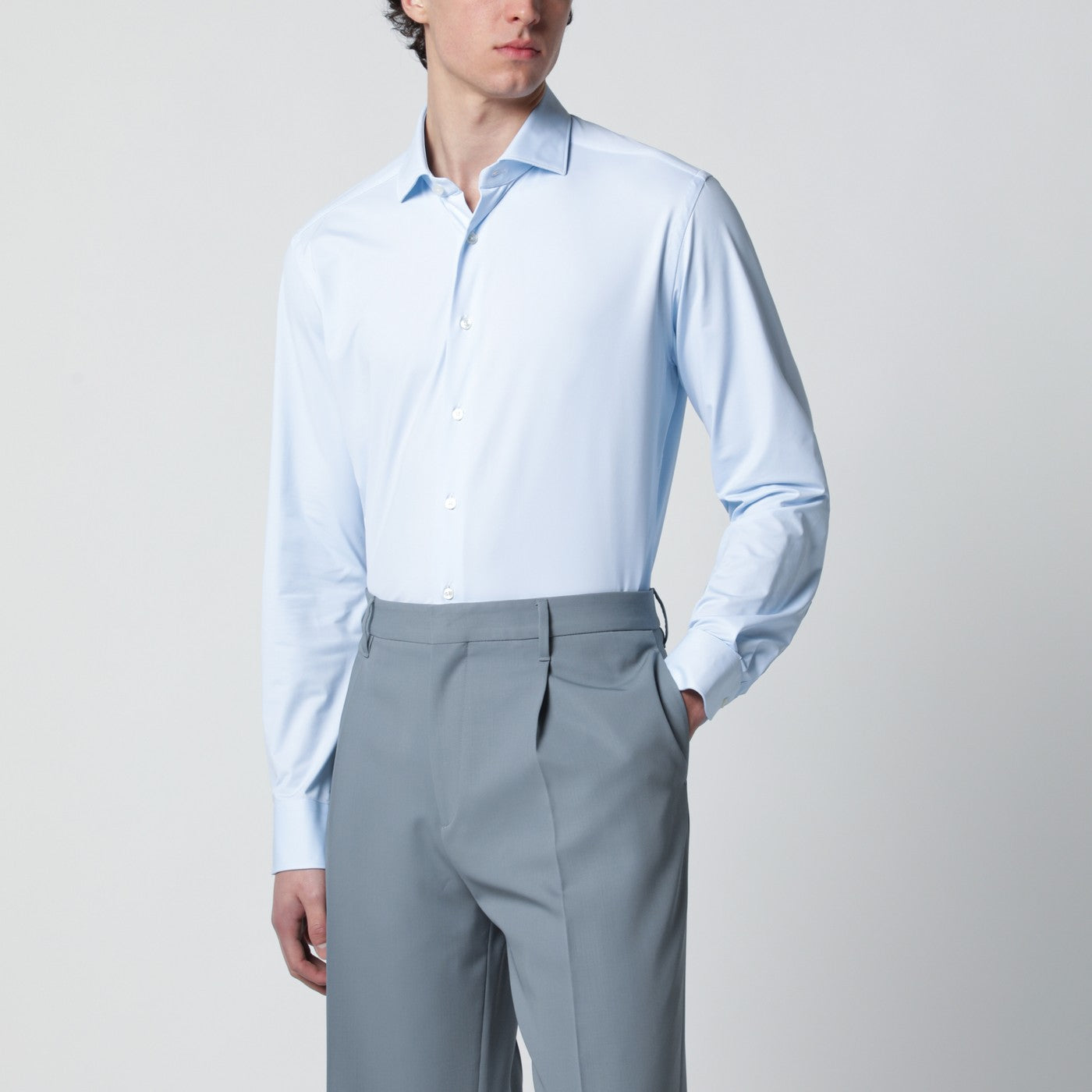 Active Tailor Fit shirt light blue