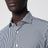 Blau-weiß gestreiftes Active Hemd Tailor Fit