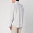 Chemise rayée blanc/beige