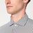 Weißes gestreiftes Active-Hemd Tailor Fit
