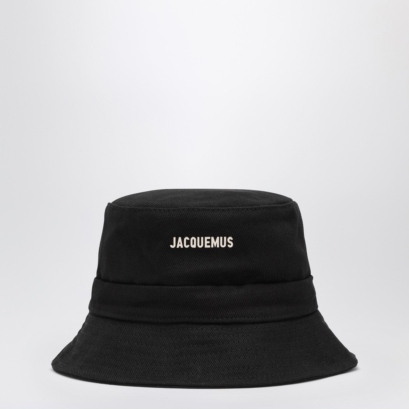 JACQUEMUS Le Bob Gadjo black cotton hat | TheDoubleF