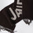 Dark brown wool scarf with logo