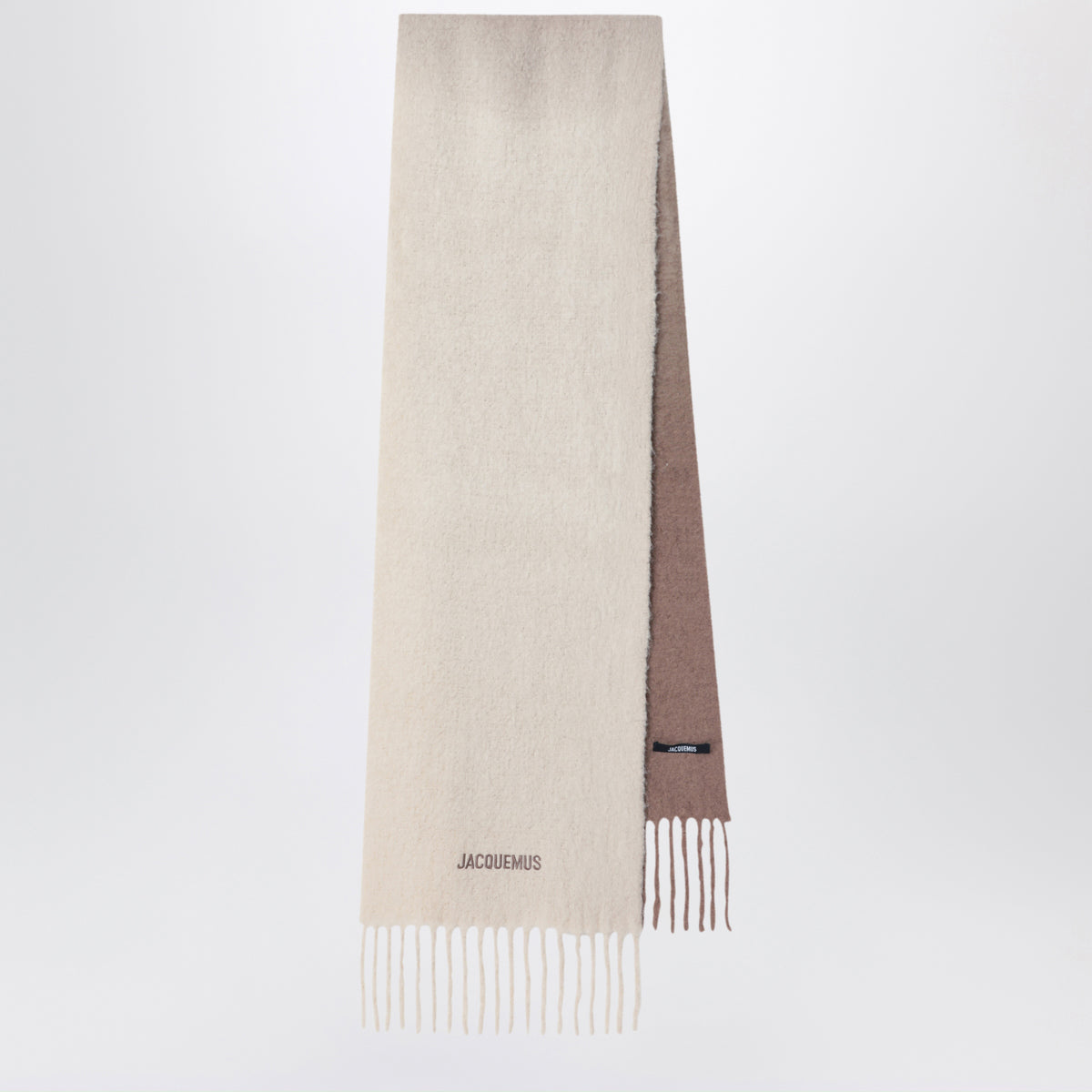 Sciarpa Moisson beige in lana di alpaca