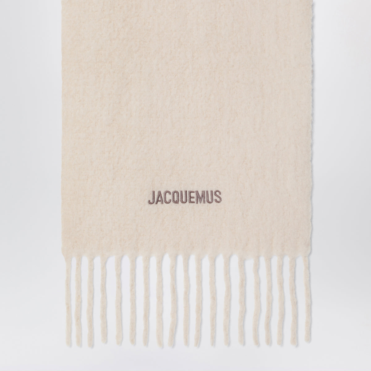 Sciarpa Moisson beige in lana di alpaca