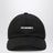Black baseball cap with logo
