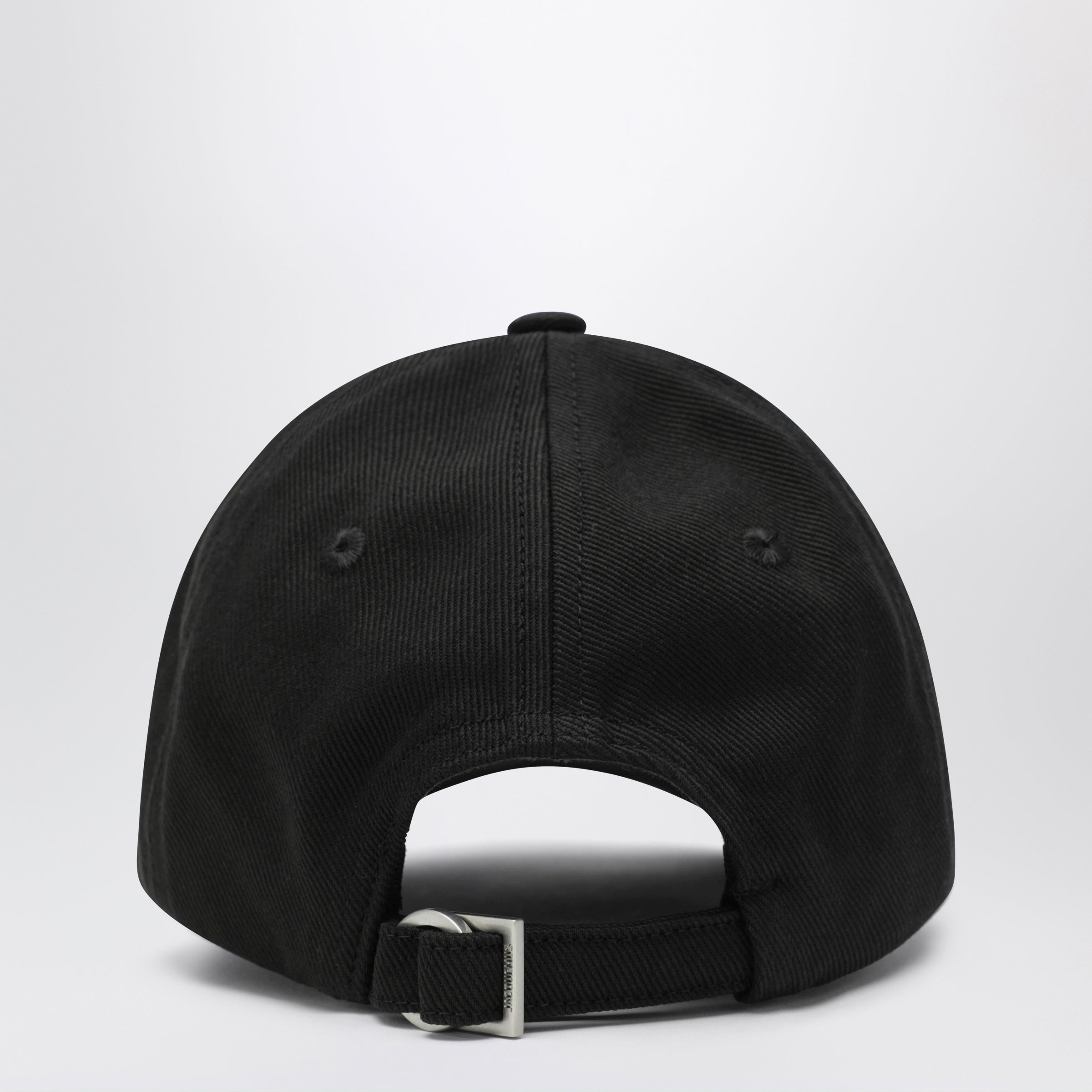 JACQUEMUS キャップ(黒) JACQUEMUS Black baseball cap with logo | TheDoubleF